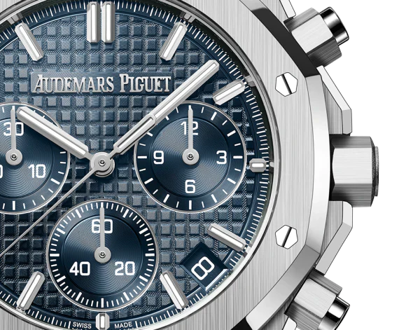 A.P ROYAL OAK CHRONOGRAPHE-GRIS/BLEU