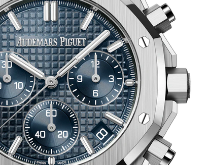 A.P ROYAL OAK CHRONOGRAPHE-GRIS/BLEU